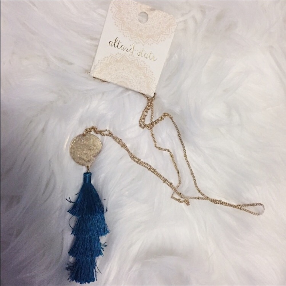 NWT ALTARD STATE long tassel necklace